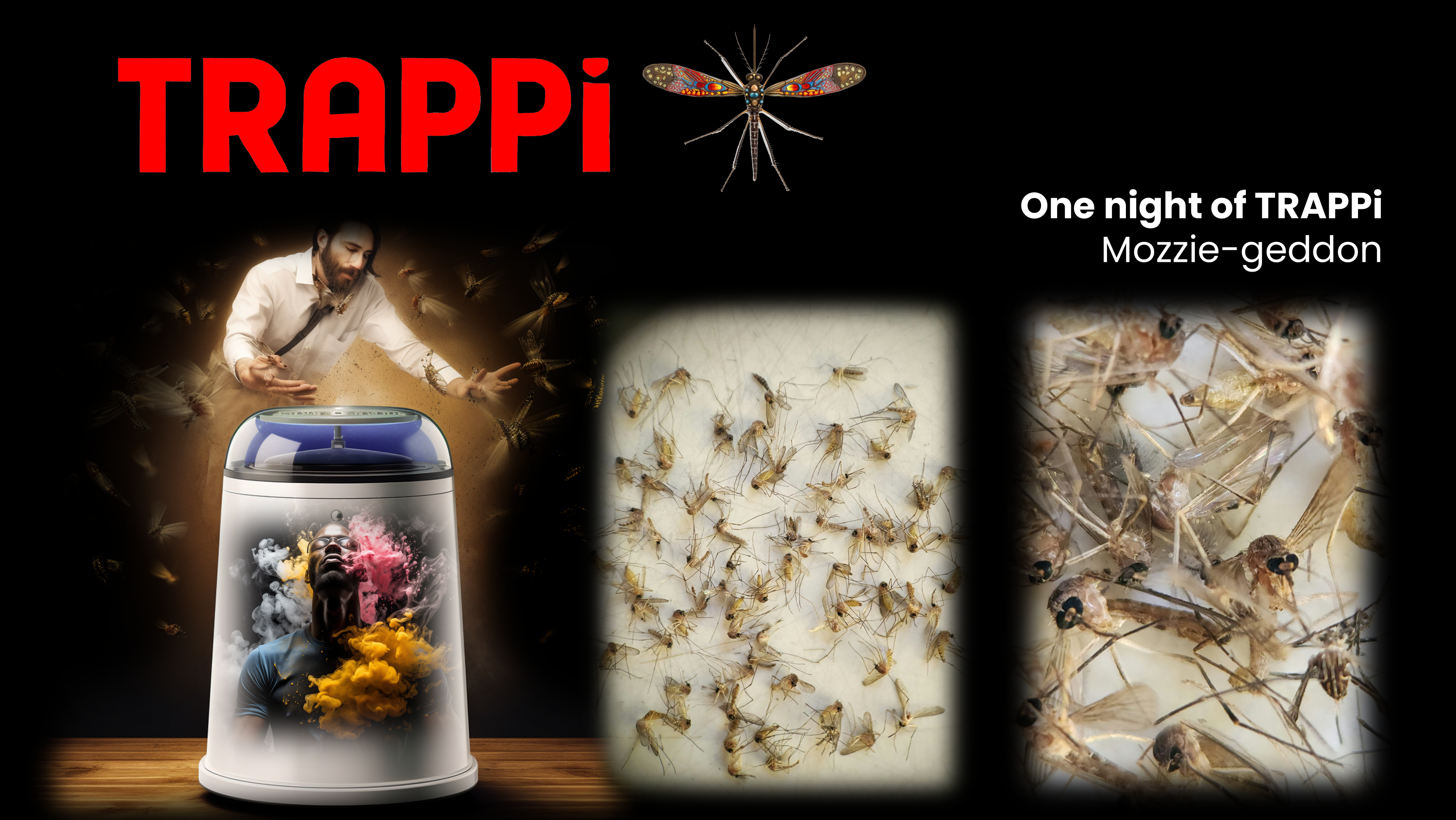 Proof of efficacy - One night of TRAPPi shows excellent mosquito catch